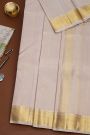 Kancheepuram Silk Lavender Dhoti
