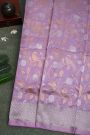 Chanderi Sico Purple Saree