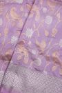 Chanderi Sico Purple Saree