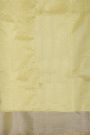 Chanderi Sico Yellow Saree