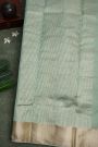 Chanderi Sico Light Blue Saree