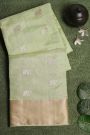 Chanderi Sico Pale Green Saree