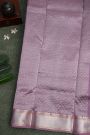 Chanderi Sico Lavender Saree