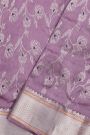 Chanderi Sico Lavender Saree