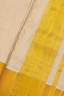 Kancheepuram Silk Light Peach Dhoti And Shalya