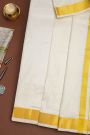 Kancheepuram Silk White Dhoti And Shalya