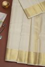 Kancheepuram Silk Off White Dhoti