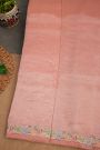 Fancy Tissue Peach Saree