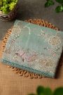 Fancy Tissue Sky Blue Saree