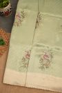 Fancy Tissue Light Green Saree