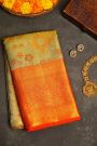 Kancheepuram Tissue Dual Colour Saree