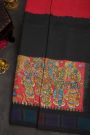 Kalamkari Silk Multi-Colour Saree