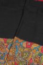 Kalamkari Silk Multi-Colour Saree