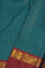 Kancheepuram Silk Teal Blue Saree