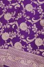 Banarasi Silk Purple Saree