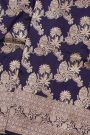 Banarasi Silk Navy Blue Saree