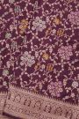 Banarasi Silk Wine Saree
