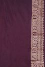 Banarasi Silk Wine Saree