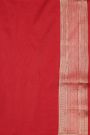 Banarasi Silk Red Saree