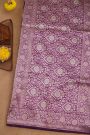Banarasi Silk Purple Saree