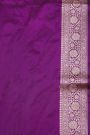 Banarasi Silk Purple Saree