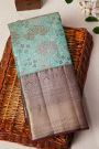 Kancheepuram Silk Sky Blue Saree