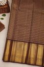 Kancheepuram Silk Brown Saree