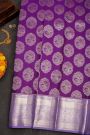 Kancheepuram Silk Violet Saree