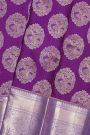 Kancheepuram Silk Violet Saree