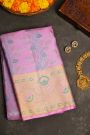 Kancheepuram Silk Lilac Saree