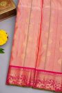 Gadwal Silk Baby Pink Saree