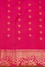 Gadwal Silk Baby Pink Saree
