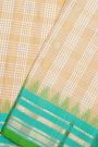 Gadwal Silk Cream Saree