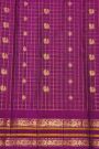 Gadwal Silk Dark Purple Saree