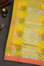 Zari Kota Yellow Saree