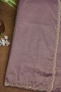 Fancy Tissue Crush Lavender Saree