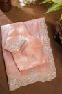 Fancy Tissue Pink Saree