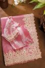 Fancy Tissue Pink Saree