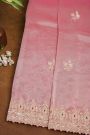 Fancy Tissue Pink Saree