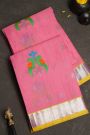 Zari Kota Pink Saree