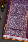 Zari Kota Purple saree