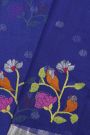 Zari Kota Navy Blue Saree