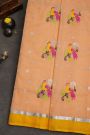 Zari Kota Peach Saree