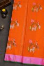 Zari Kota Orange Saree