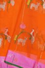Zari Kota Orange Saree