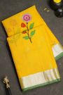 Zari Kota Yellow Saree