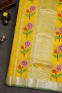 Zari Kota Yellow Saree