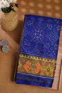 Rajkot Patola Silk Royal Blue Saree