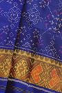 Rajkot Patola Silk Royal Blue Saree