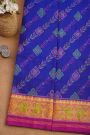 Patola Silk Royal Blue Saree